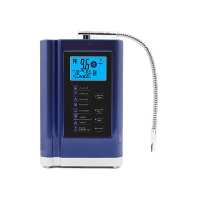 آلة آيونية المياه الهيدروجينية المهنية مع شاشة LCD 3.5 بوصة مع معدل تدفق 1-4L / min و 150W من الطاقة للاستخدام المنزلي والتجاري