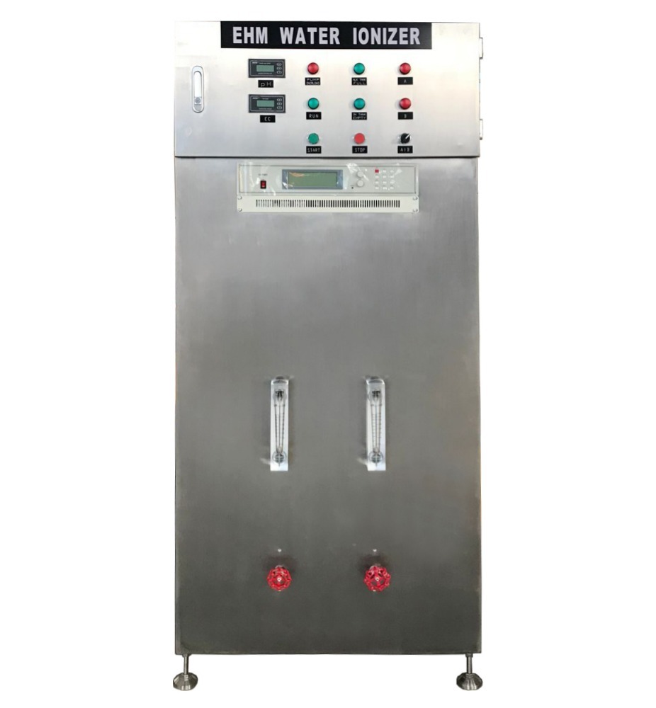 جهاز تأيين المياه الصناعي 1000 لتر/ساعة قلوي حمضي من الفولاذ المقاوم للصدأ